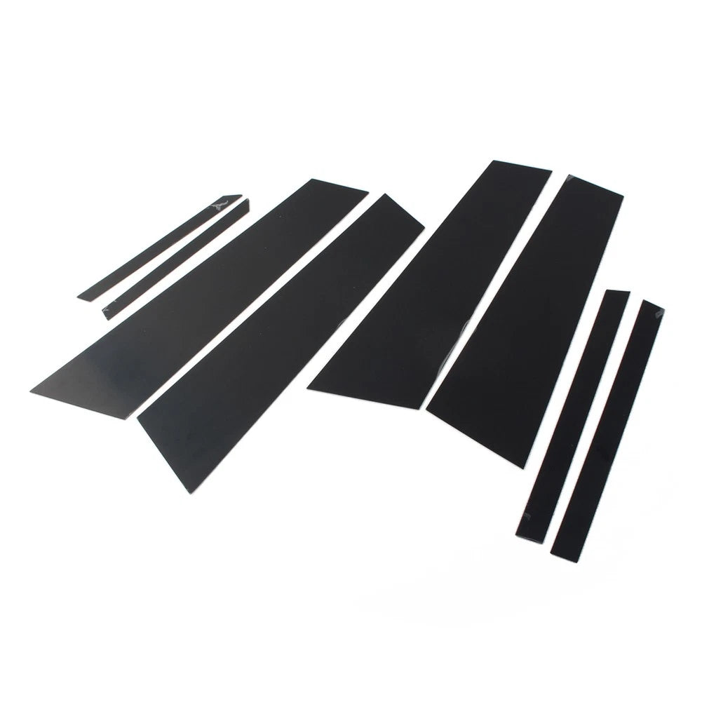 8X Window Pillar Post Cover Trim Bright Black for BMW X2 F39 (2018–2021)