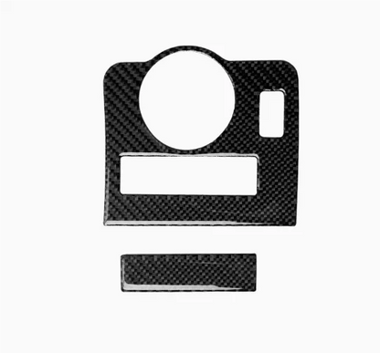 Real Carbon Fiber Headlight Switch Cover for Ford Mustang (2010–2014)