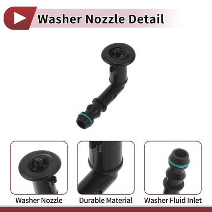 Front Passenger Side Headlight Washer Nozzle for Nissan Juke (2010–2018) No. 286411KA0A
