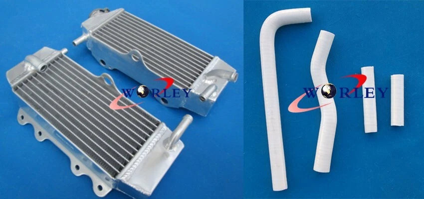 Radiator & White Hose for Yamaha YZ250F YZF250 WR250F (2001–2005)