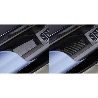 Carbon Fiber Door Storage Slot Mats Trim Cover for BMW 5 Series (2024)