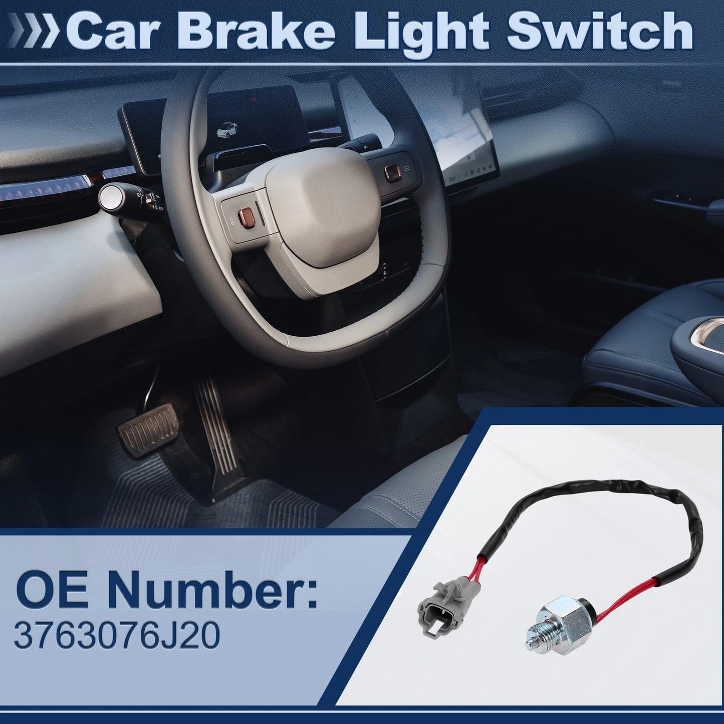 Brake Light Switch for Suzuki Jimny (1998–2023) 3763076J20