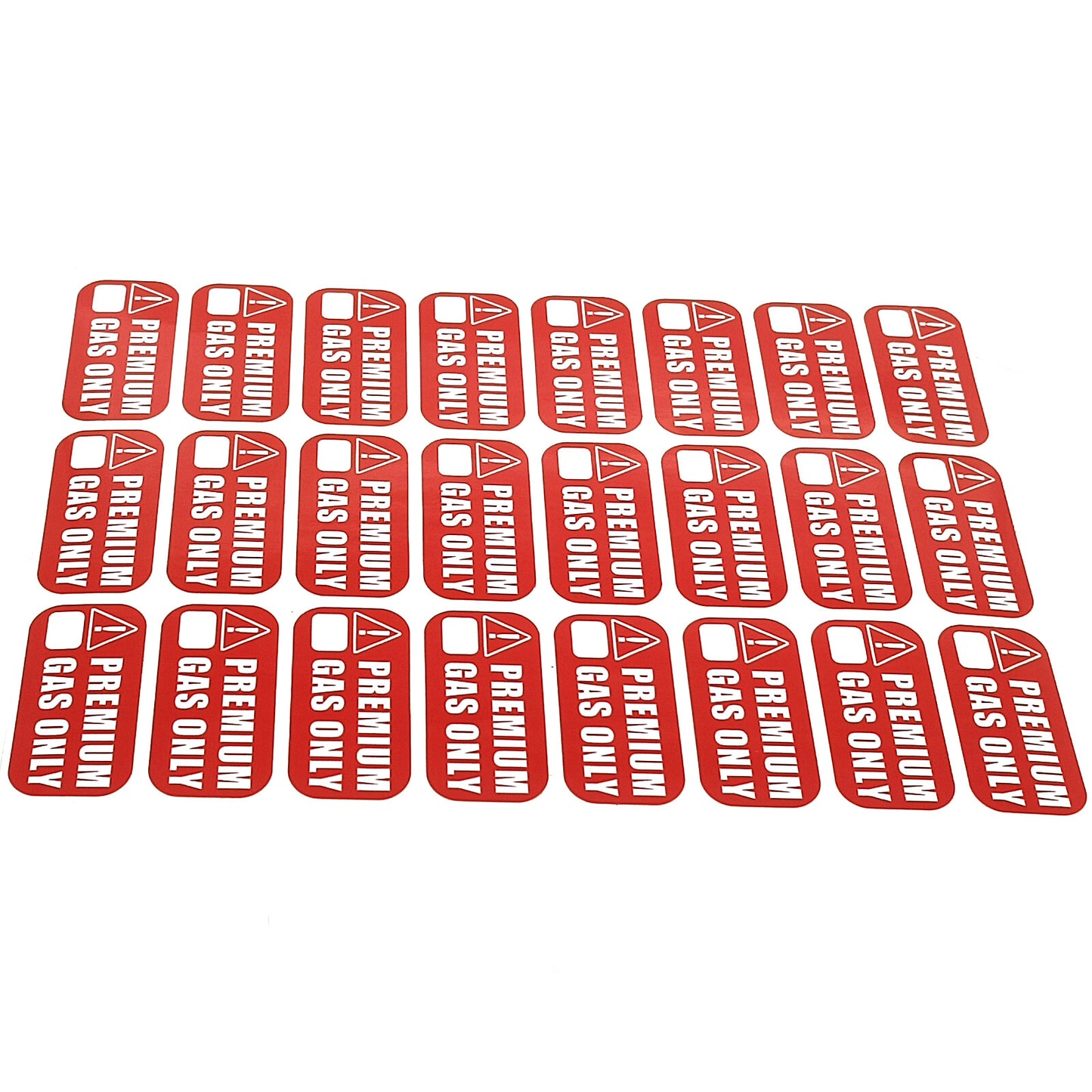 Gas Only Sticker Decal for Vehicle Fuel Tank (Universal Fit)