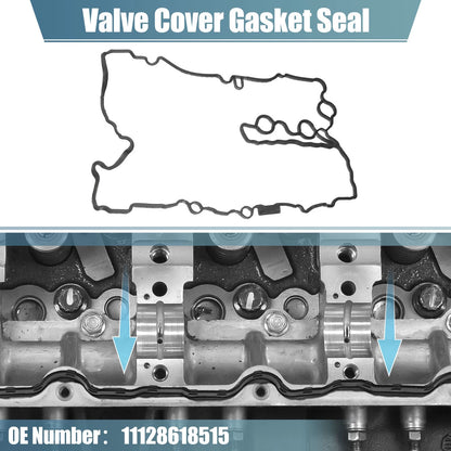 Set of 2 Black Engine Valve Cover Gasket Seals No.11128618515 for BMW i8 (2014–2020)
