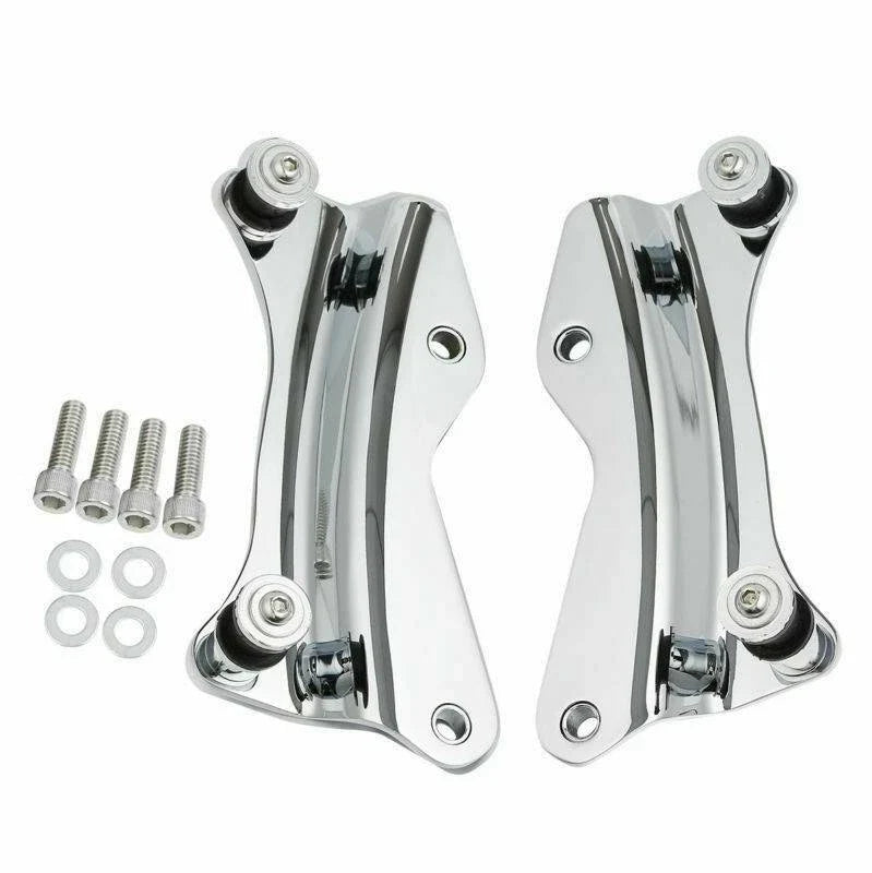 Chrome Stealth Luggage Rack Docking Hardware for Harley Touring (2014-2024)
