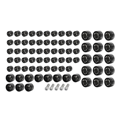 75X CNC Engine Bolt Topper Caps for Harley Touring Road Street Glide (2009-2023)