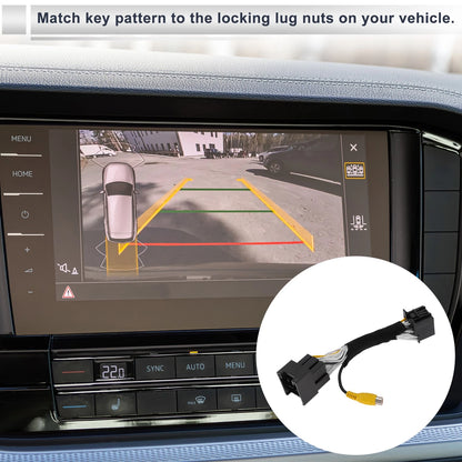 Rear View Camera Adapter Wire Harness Cable for Ford Focus (2019–2020)