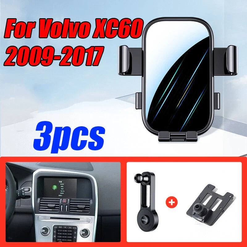 Car Cell Phone Holder Stand Mount Clip for Volvo XC60 (2009-2017)
