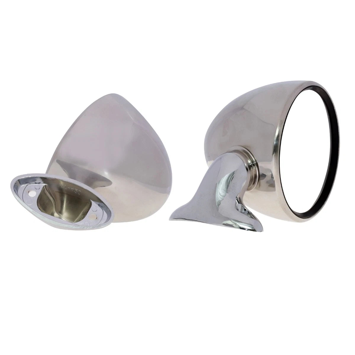 Stainless Steel Fender Mirror for Nissan Datsun S30 Fairlady Z (240Z–280Z)