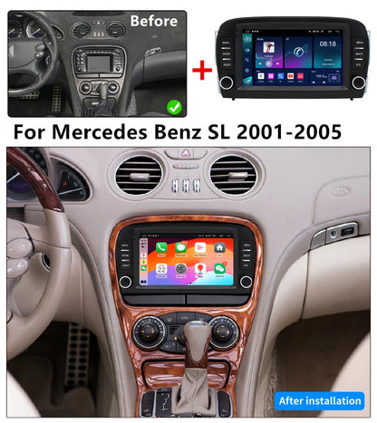 7'' Carplay Stereo for Mercedes SL-Class (R230) (2001–2005)