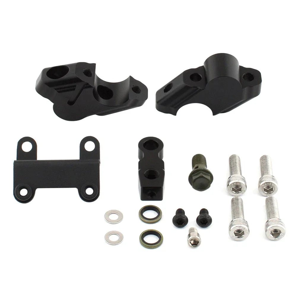 Handlebar Risers w/ Brake Hose Extension for Yamaha MT-07 (2014-2023)