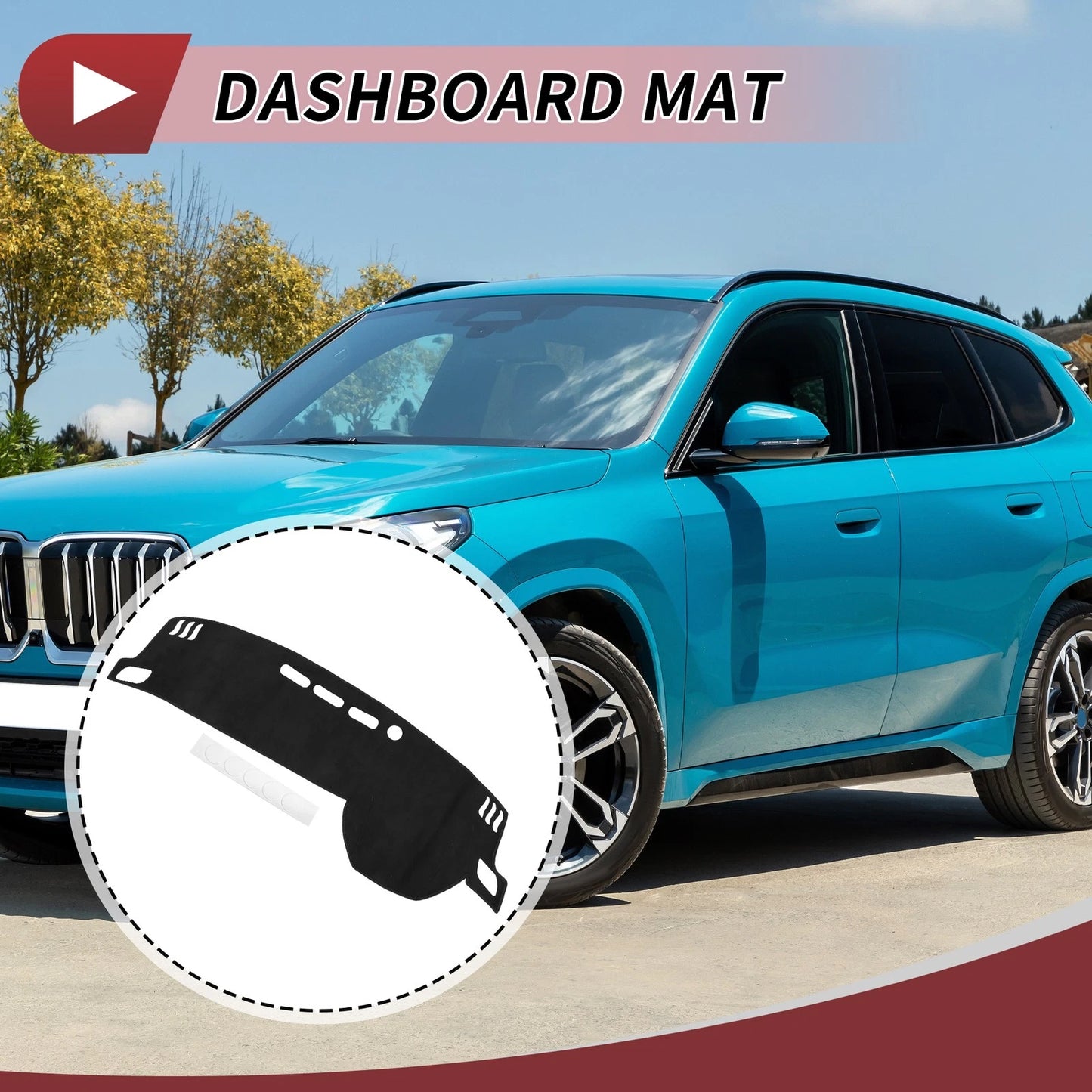 Dashboard Cover Mat for Nissan X-Trail T33 SNT33 (2022–2024) Black