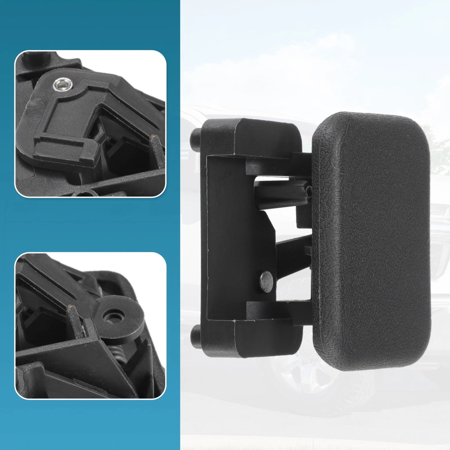 Glove Box Lid Latch Lock Handle Cover for Chevrolet Silverado 1500 (2019–2023)