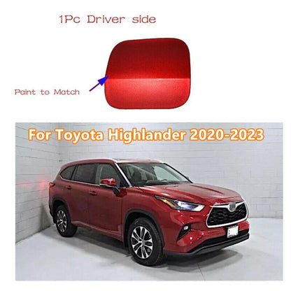 1x Tow Eye Hook Cover Cap for Toyota Highlander (2020–2023)