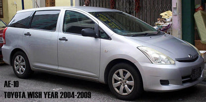 Chrome Door Handle Cover Insert for Toyota Wish AE10 AE20 (2004-2008)