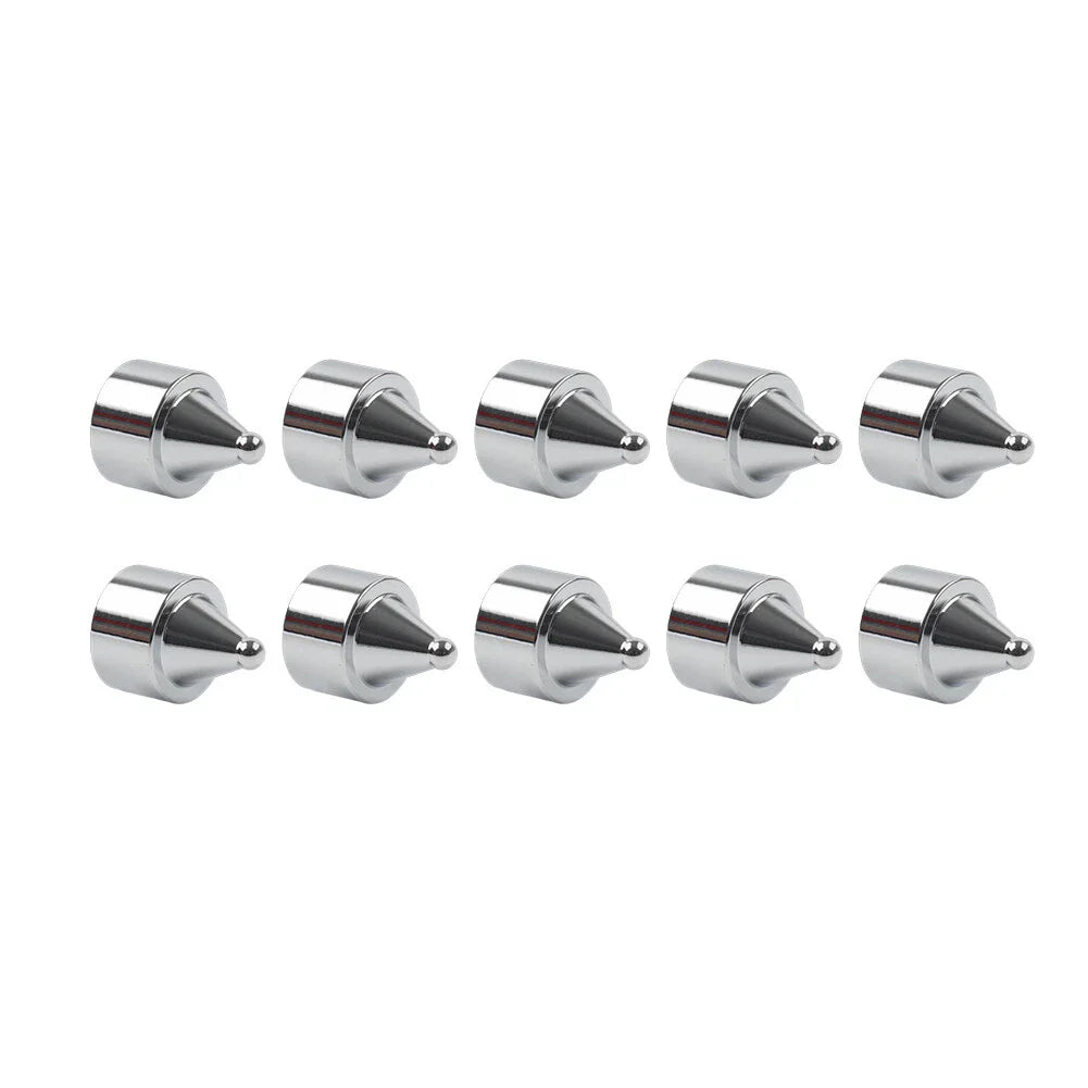 10 x Head Bolt Cover Spike Caps for Harley Road King, Dyna