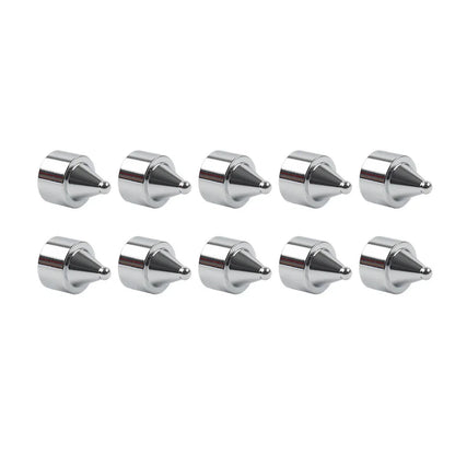 10 x Head Bolt Cover Spike Caps for Harley Road King, Dyna