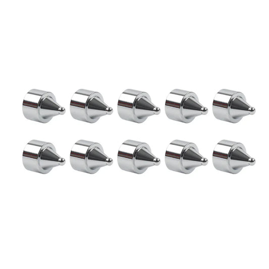 10 x Head Bolt Cover Spike Caps for Harley Road King, Dyna
