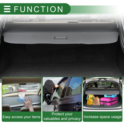 Retractable Cargo Cover for Mercedes-Benz B-Class W246 (2011-2018)
