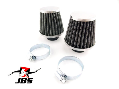Set of 2 Chrome Pod Air Filters for Yamaha XS400/SE (1978–1982)