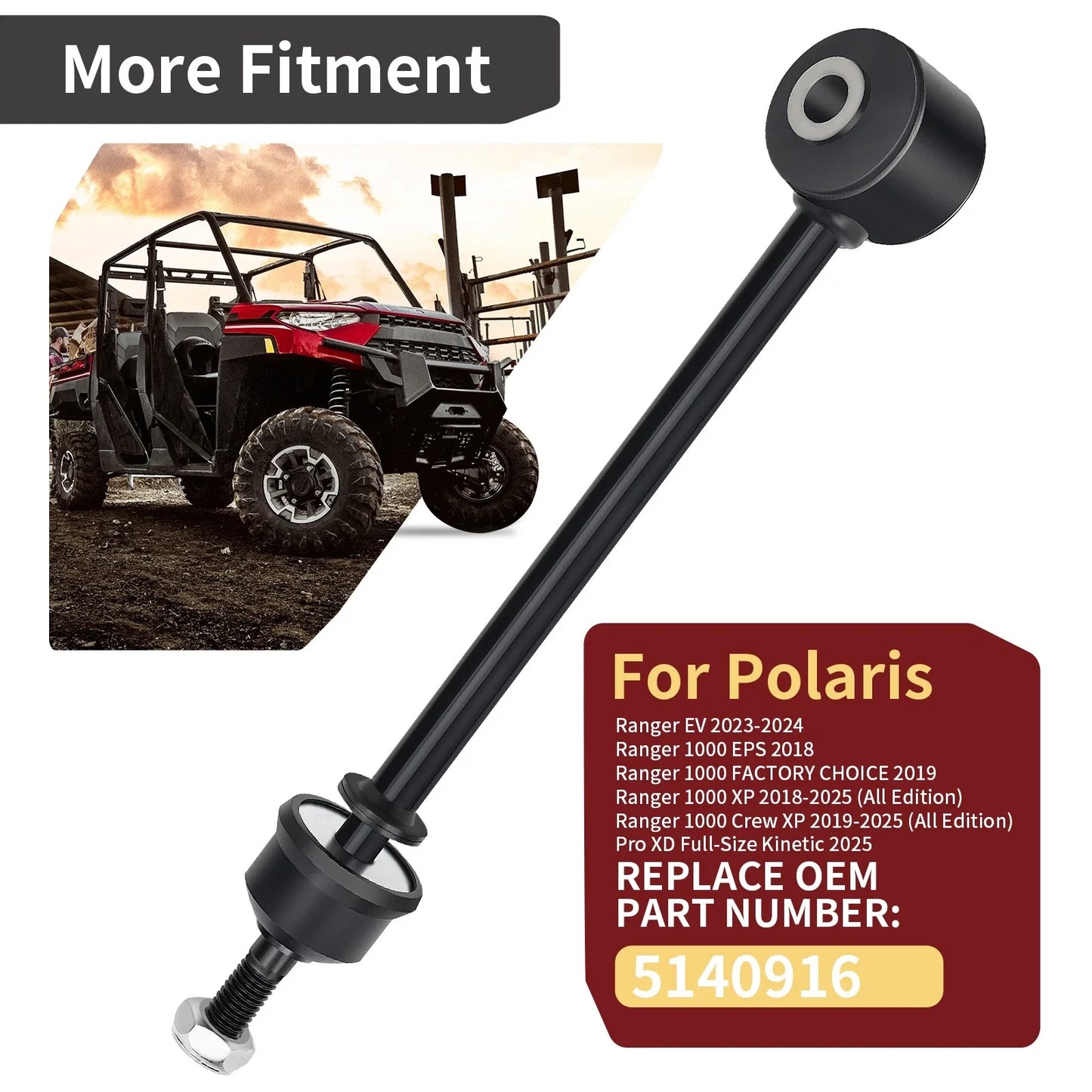 Torsion Bar Linkage for Polaris Ranger Crew XP 1000 (2019–2025)