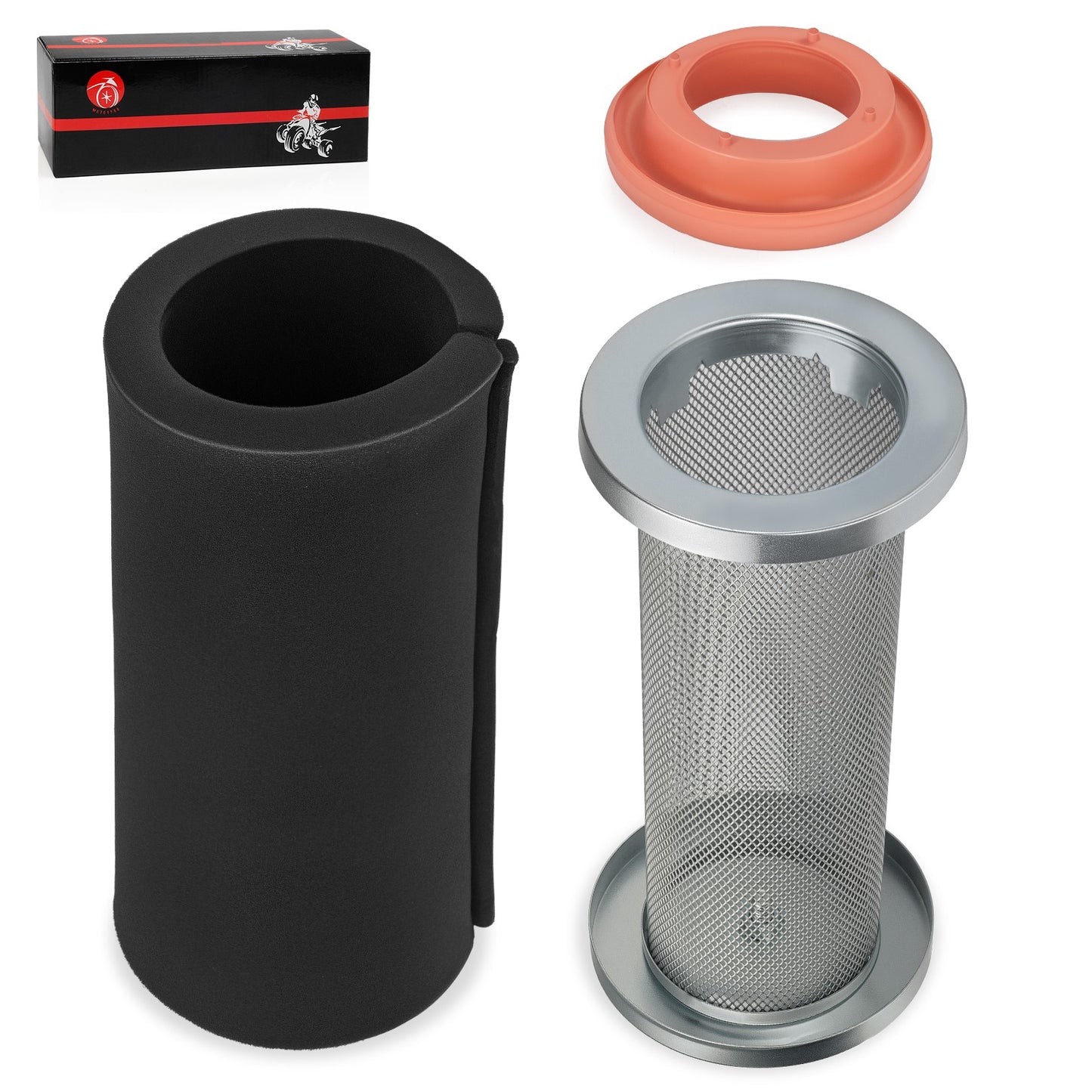 Air Filter with Holder for Axis 500 700, Bennche Cowboy 250, Bighorn 400 500 700