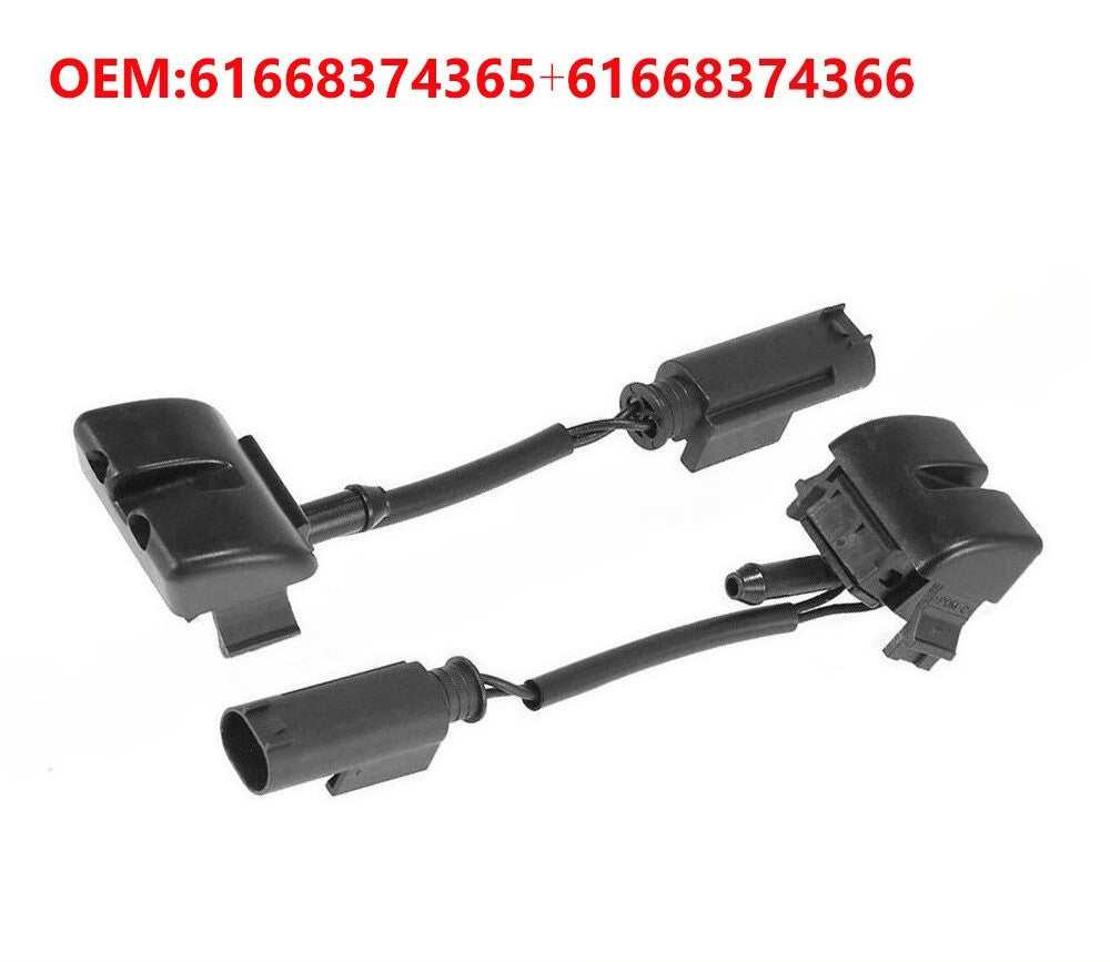 2X Windshield Washer Nozzles for BMW E46 323i 325i 328i (1998–2006)