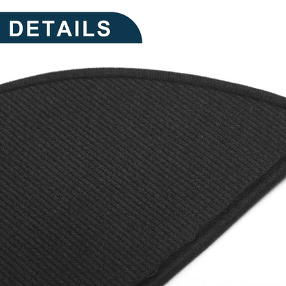 Car Door Anti Kick Pad Sticker Protector for Honda Civic (2012) - Black Set