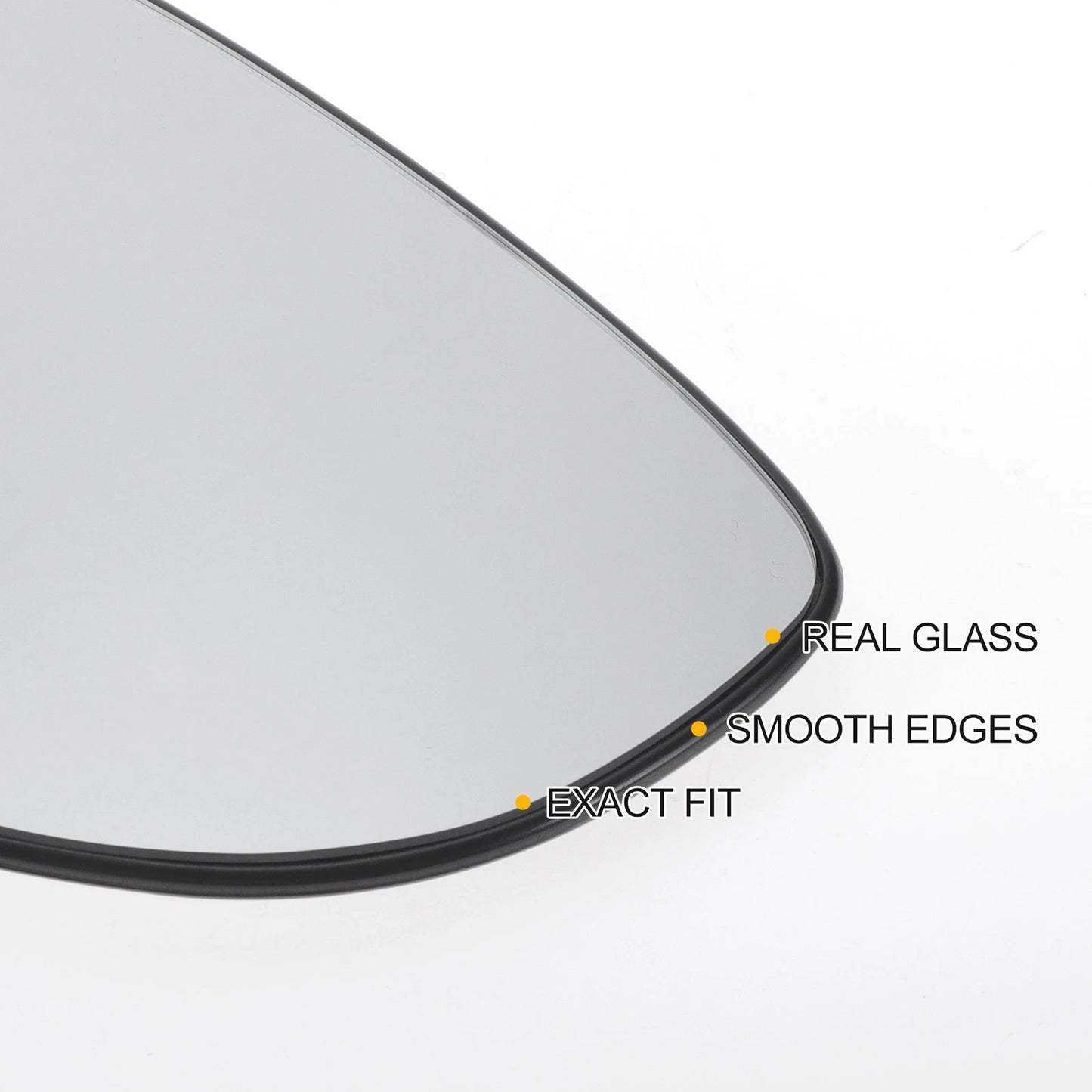 Right Side Mirror Glass w/ Back Convex Heated for Ford B Max Fiesta (2012–2019)
