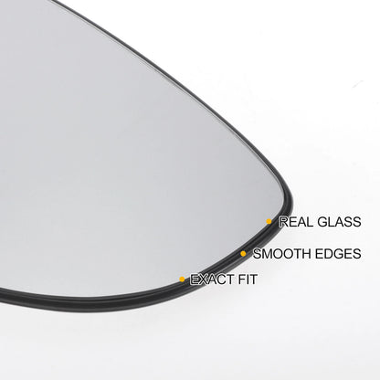 Right Side Mirror Glass w/ Back Convex Heated for Ford B Max Fiesta (2012–2019)