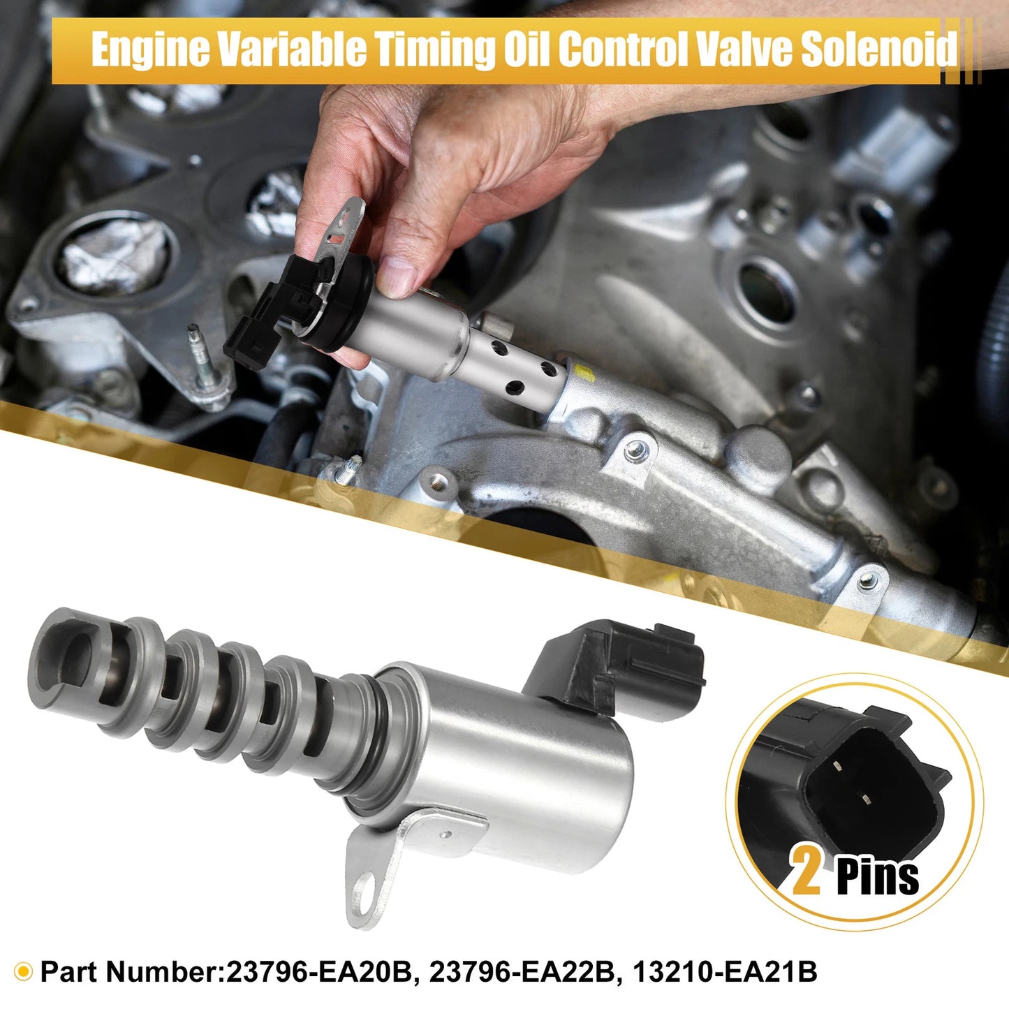 VVT Solenoid 23796-ED00D for Nissan Qashqai 1.6L (2013–2016)