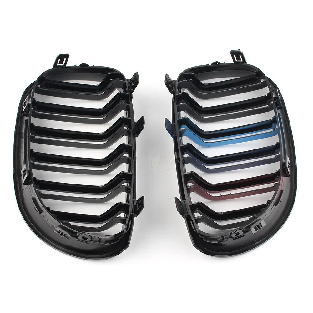 Upper Mesh Grille for BMW E60 E61 5 Series (2003-2010) Gloss Black
