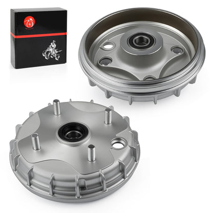 2 Front Brake Drums for Honda Rancher 350 TRX350TE TM 2000–2006