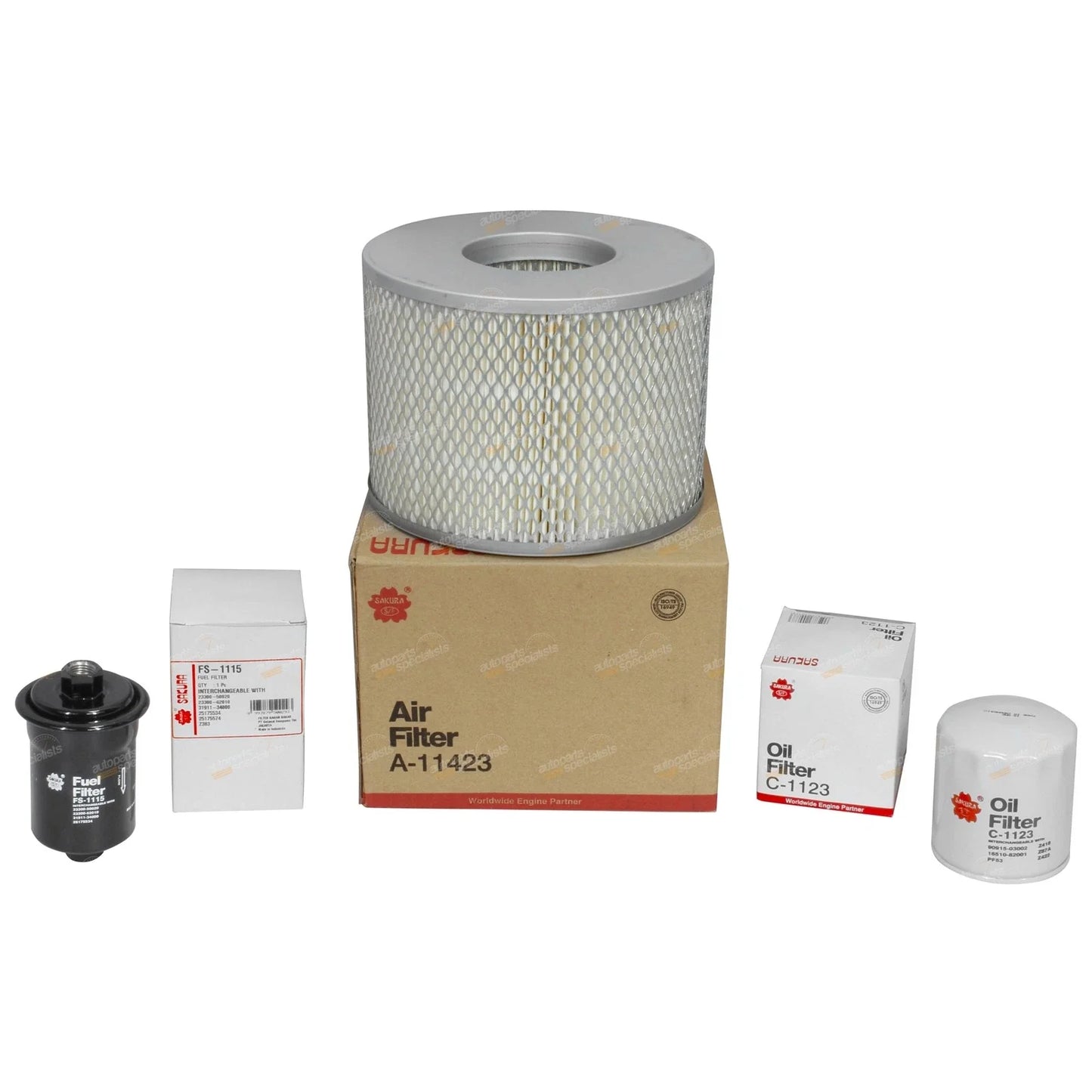 Air, Oil & Fuel Filter for Landcruiser Prado (1996–2002)