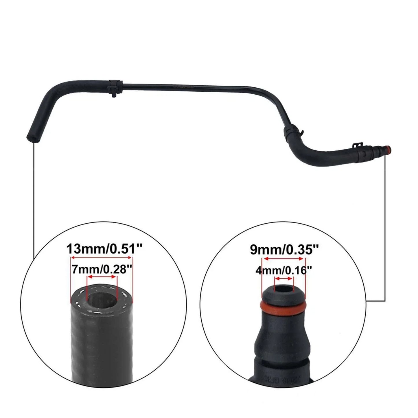 Water Hose Accessories for Benz C230 W203 1.8L (2000–2007)