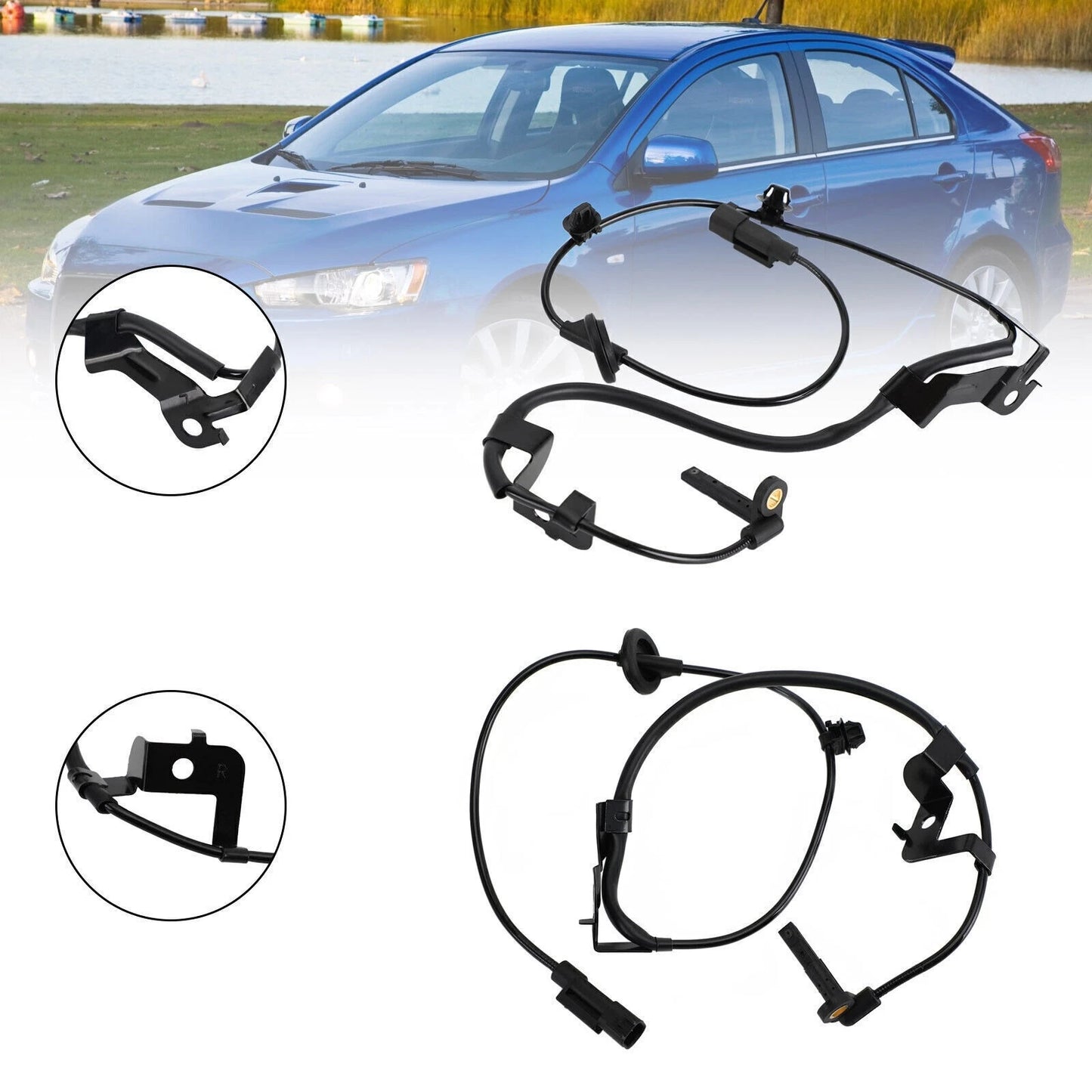 Pair amber front side position lights for VW Passat B5.5 (2001–2005)