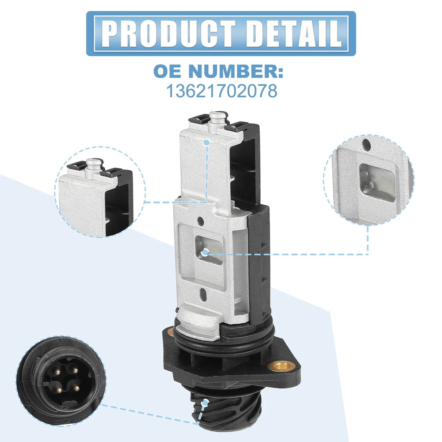 Mass Air Flow Sensor for BMW 740i (1993–1994) No. 13621702078