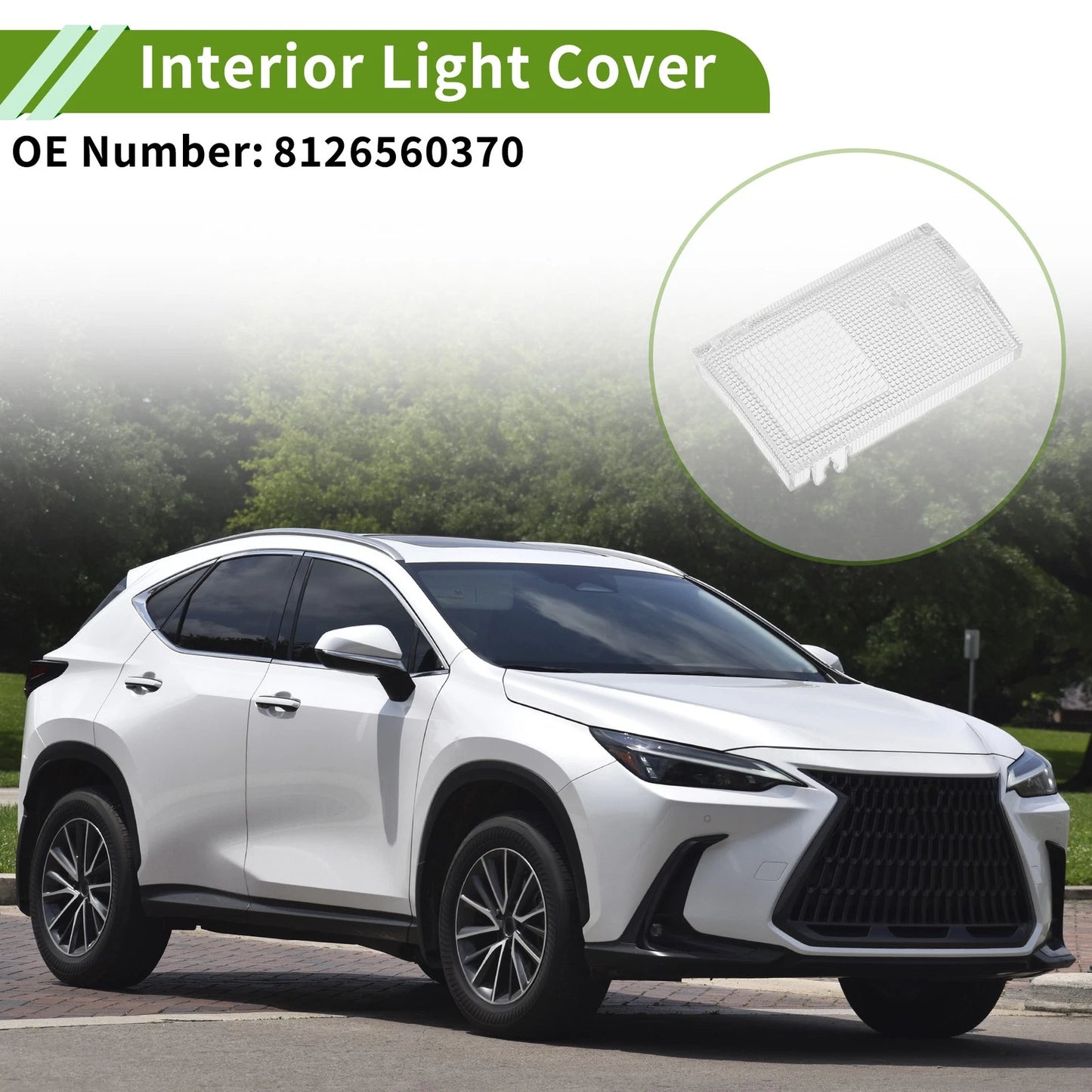 1pc Interior Light Cover for Lexus GX460 (2010–2023) No. 8126560370