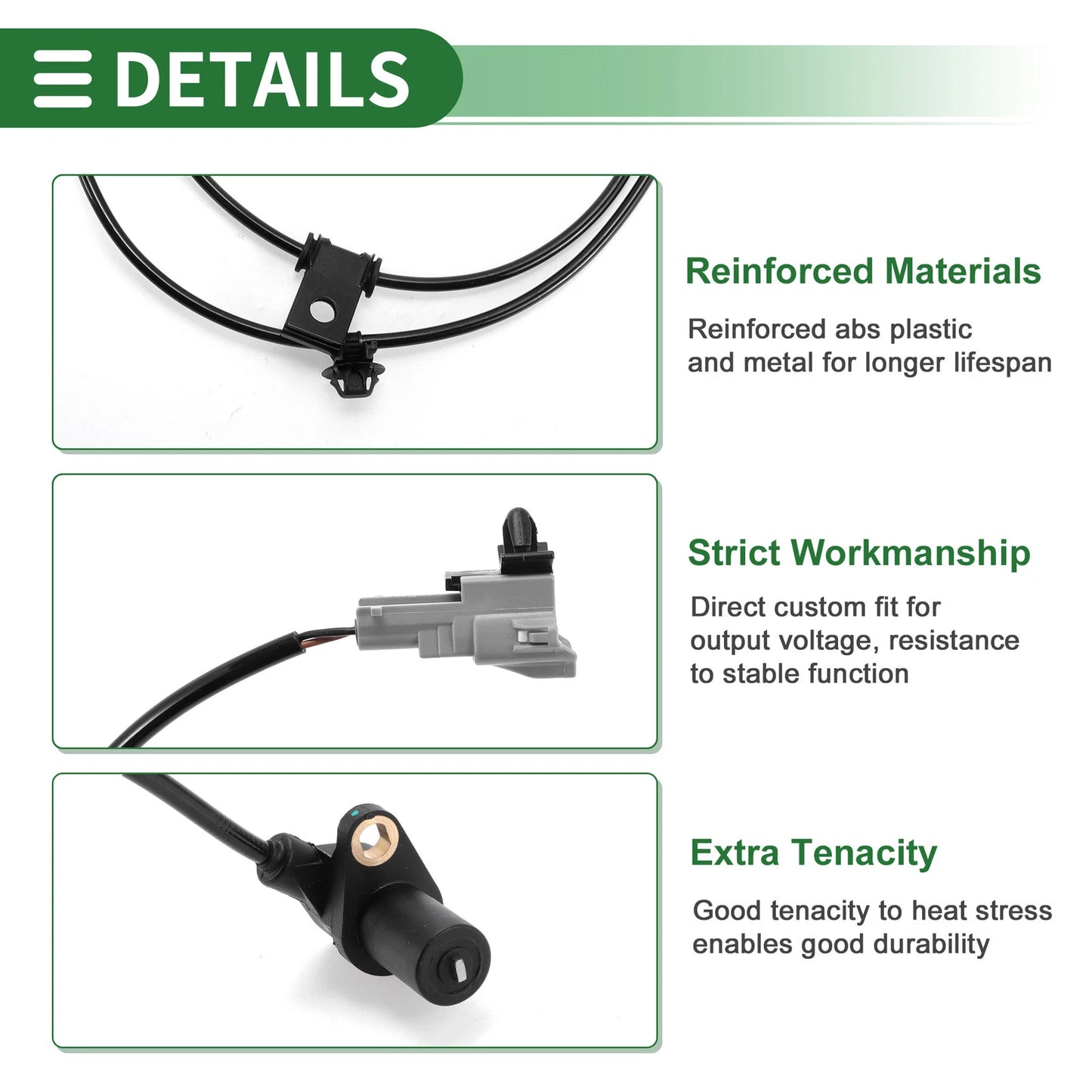 ABS Wheel Speed Sensor for Hyundai Matrix (2001–2010) No. 9567017100/9567017110