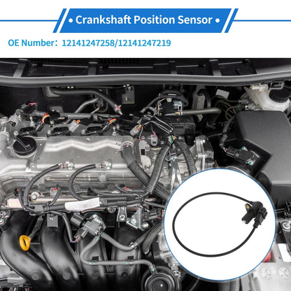 Crankshaft Position Sensor Black for BMW E34 518i (1989-1994)