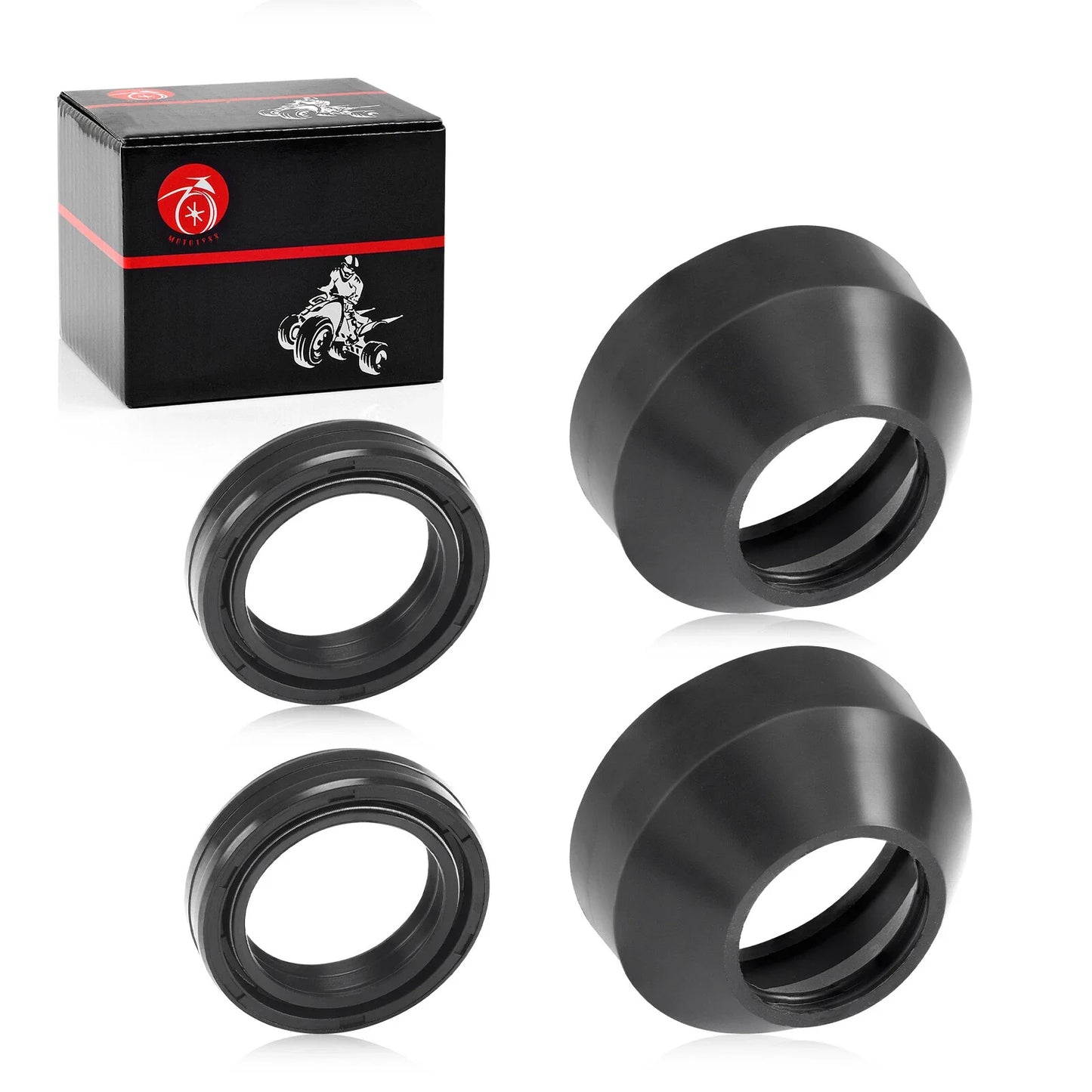 Fork Dust Caps Kit for Kawasaki KZ305 CSR-LTD KZ440A/D/B/G KZ400A/B/C/D/S/H KX80 (1974–1987)