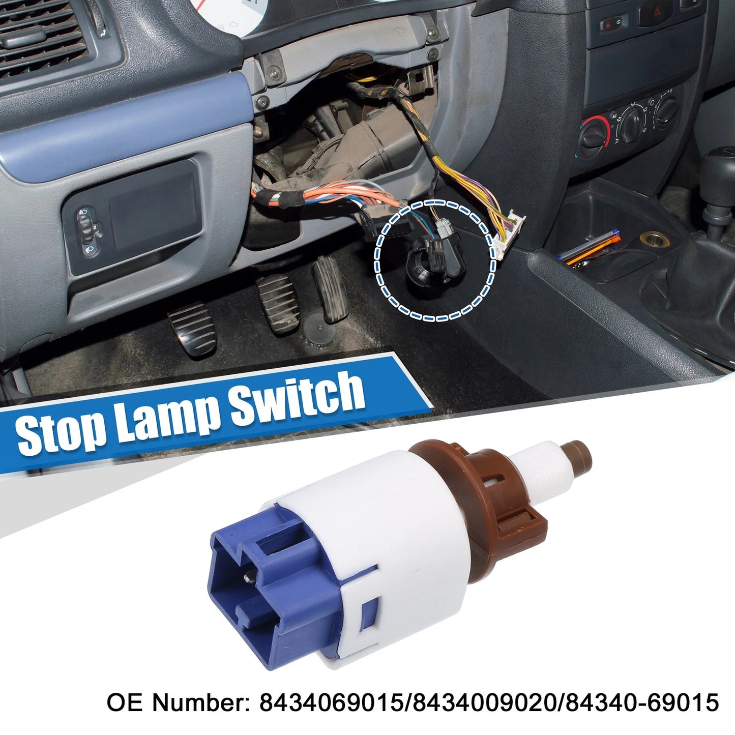 Brake Light Switch for Toyota 4Runner (2003–2013) No. 84340-69015/84340-09010