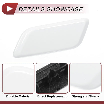 Front Left Washer Nozzle Cover for Lexus RX350 (2012-2014) - White 1 x Cap