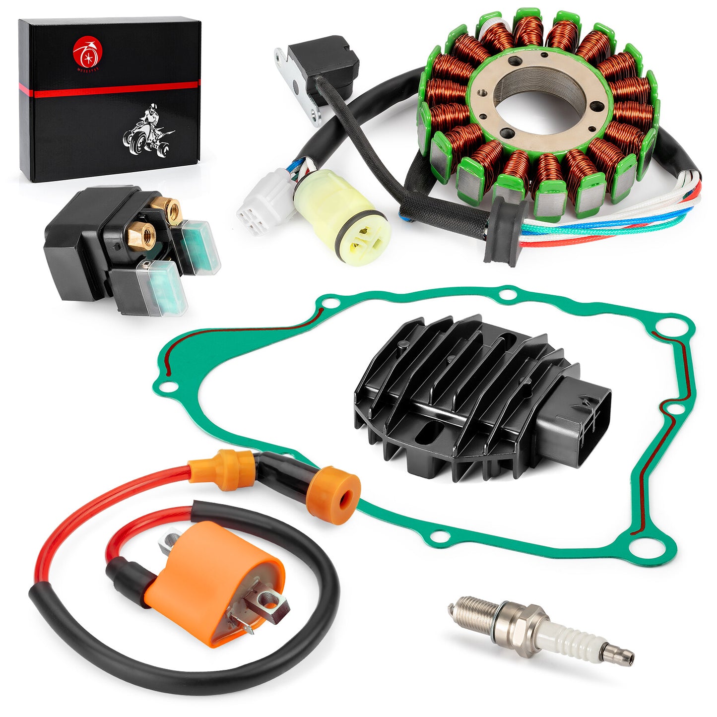 Stator & Rectifier Ignition Coil Gasket Kit for Yamaha Bear Tracker 250 (2000–2007)
