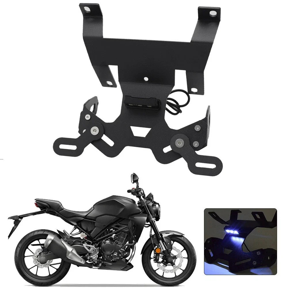 License Plate Holder LED Light for Honda CB125R CB150R CB300R (2018–2022)