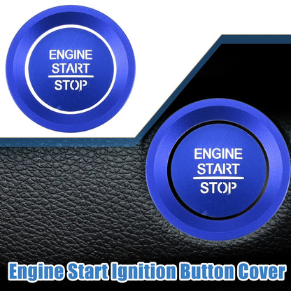 Engine Start Stop Ignition Button Trim Decal for Honda Accord (2018–2022) Blue