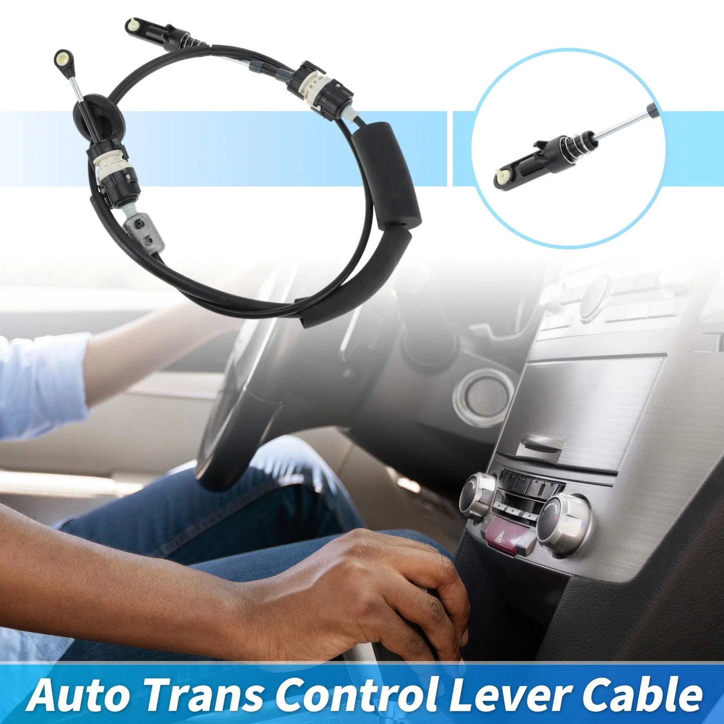 Auto Trans Gear Shifter Cable for Chevrolet Traverse, GMC Acadia (2009-2017)