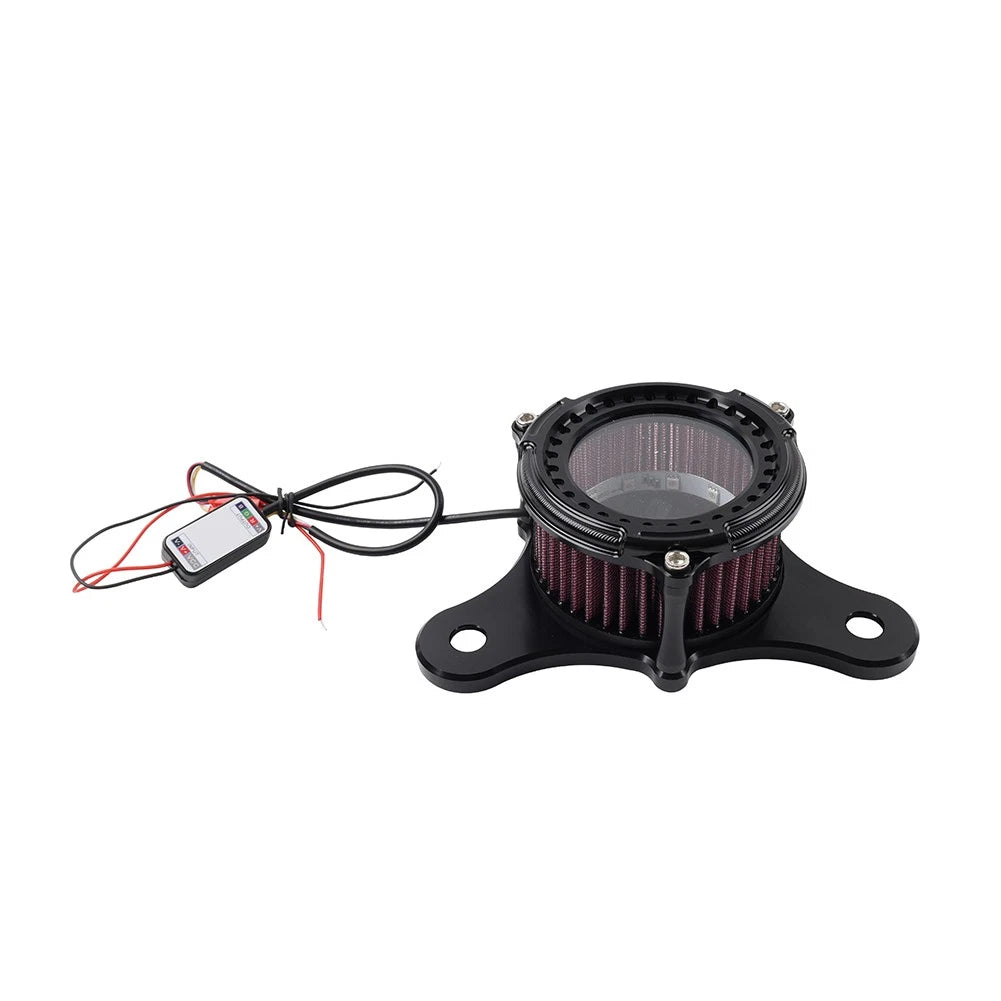 Chrome Tri Line Gauge Stereo Accent Trim Cover for Harley Touring (2014–2022)