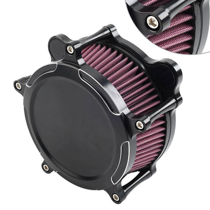 Motorcycle Air Filter Intake Cleaner for Harley Dyna, Street Bob, Softail