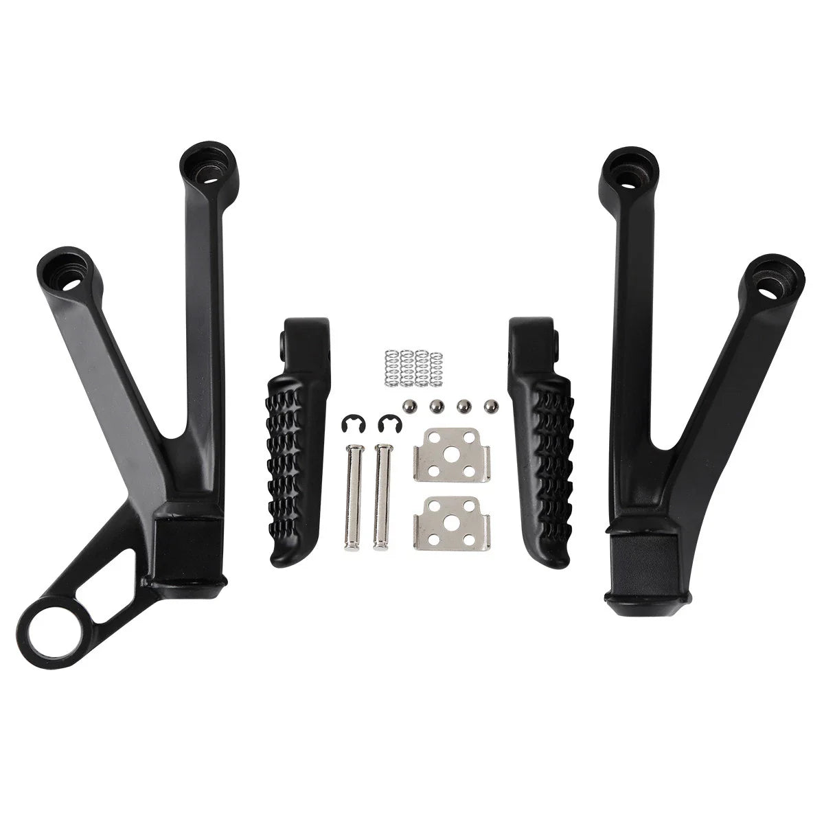 Foot Pegs Footrest Brackets Set for Kawasaki Ninja ZX10R (2004-2005)